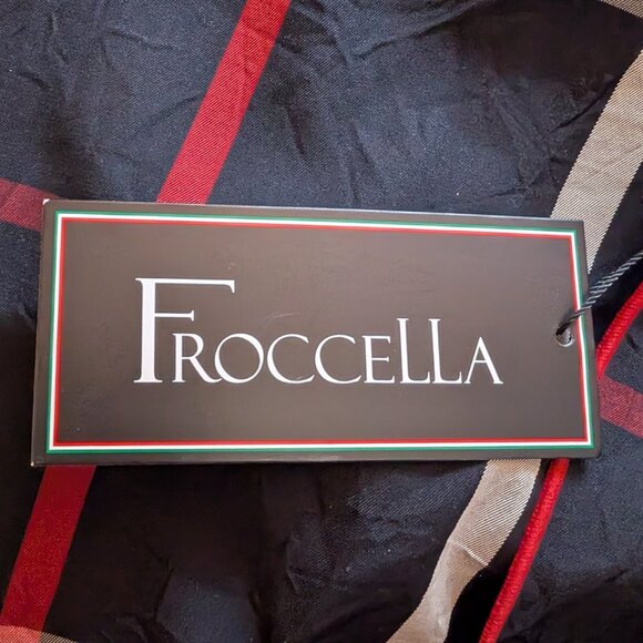FROCCELLA Netherland NWT coat trench windbreaker Sz LARGE CHECKED HOOD OLD MONEY - Picture 10 of 14